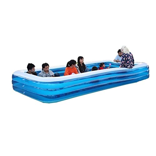 Oversize Design Swimming Pool 1-9 People Use Family Interaction Pool Party Thickened Abrasion Resistant Family Blow Up Pool Backyard Water Party
