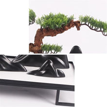 YXIANG56Q Fake Plants Artificial Bonsai Tree Indoor Fake Plants Decor with Ceramic Pots for Home Table Office Desk Bonsai Tree