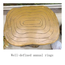 WOAITIANTIAN Vase Stand Indoor Qutdoor Imitation Wood Display Base, Resinous Plant Stand Decorative