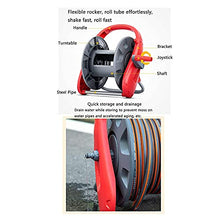 Portable Garden Hose Reel Holder, Expandable Detachable Metal Wall Mounted Water Holder for Watering or Car Washing (40 meters water pipe)