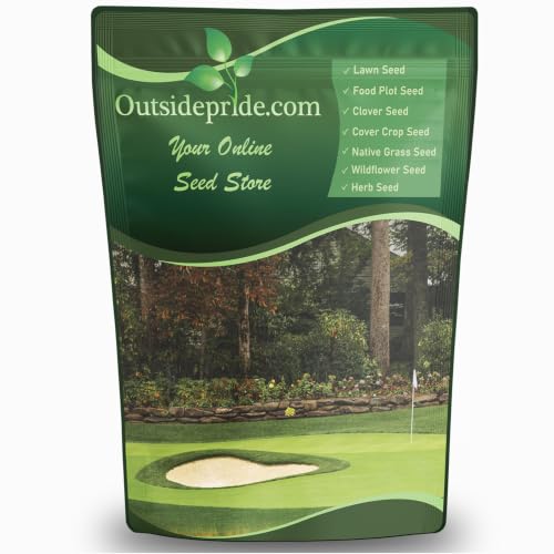 Outsidepride Crystal Bluelinks Creeping Bent Grass Seed - 25 lbs. Dense Turf Grass for Golf Greens & Putting Surfaces, Fine-Textured, Tolerant to Close Mowing for Smooth, Consistent Lawn Coverage