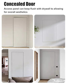 Blazea Plumbing Access Panel for Drywall, Paintable Flush-Mount Hidden Wall Access Door Sheetrock, Pop-Out Spring Loaded Inspection Service Door(26x42in)