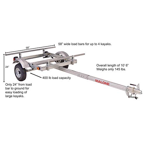 Malone EcoLight Sport Trailer Silver