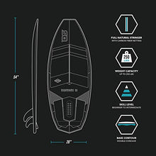 Driftsun Wakesurf Board - 4' 6" Length Custom T2 Throwdown Wake surf