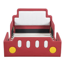 Merax Race Car Twin Bed Frame with Wheels Red