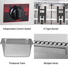 Commercial Gas Fryer, Stainless Steel High Capacity Professional Outdoor Cooker For Fry 鈥婻Estaurants Supermarkets Fast Food Stands