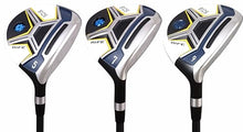 Rife Senior Mens 812s New Straight FACE Fairway Wood Set Black