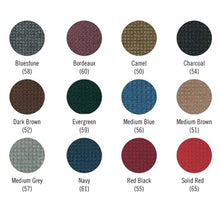 Commercial Entrance Mat for Carpeted Floors with Matching Border and Cleated Rubber Backing for Carpet Floors, Slip-Resistant Water-Absorbent Entry Mat for Indoor Business Use