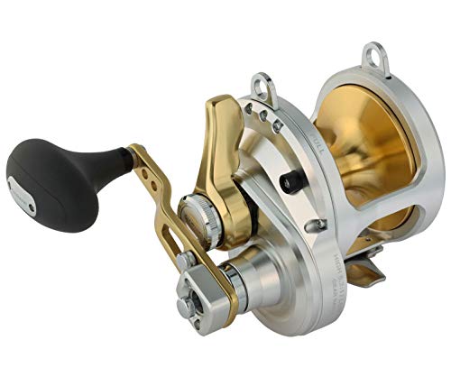 SHIMANO Talica 25 II Speed Lever Drag Big Game Offshore Trolling Fishing Reel Silver/Gold