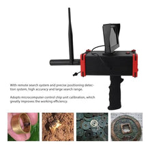 DFEDHF Underground Metal Detector Display Screen Highly Accurate Underground Metal Scanner 1000m Range Efficient 15m Depth for Gold