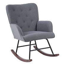 WUFUE s Rocking Relaxation Rocking Lounge Fabric Arm Indoor Outdoor Rocking for Home Office Living Room