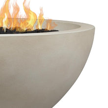 BBQGuys Signature Eldora 42-Inch Round Natural Gas Fire Bowl - Fog - 132NG-FOG