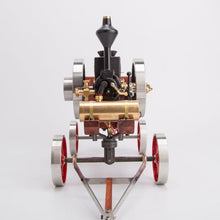 RETROL HM-01 Engine Model, 4-Stroke Horizontal Stationary Hit And Miss Engine Model With High/Low Speed Gear Lever (KIT) + Metal 4-SWheel Transport Cart + Accessory Triad + (CDI Igniter + Spark Plug)