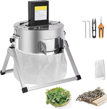 QUGURLID Electric Bud Leaf Trimmer, 25W Automatic Hydroponic Reaper Bowl, 70RPM Adjustable Speed,Sharp Stainless Steel Blade for Plant Bud