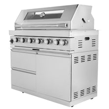 6-Burner Gas Grill with Rotisserie Kit for Outdoor Cooking and Entertaining