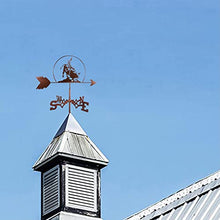 Farm Stainless Steel Home Matador Weather Vane Wind Direction Indicator Garden Weathervane Wind Vane Weathercock Measuring Tools for Outdoor Animal Holder