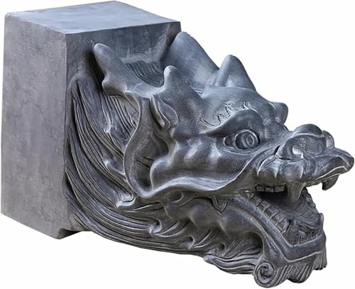 Wall Fountain Faucet Dragon Head, Pond Fountain Nozzle, Animal Garden Water Outlet Water Sprayer, for Koi Pond, for Garden, Yard, Lawn