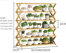 Plant Stand Plant Pot Stand Flower Stand Bamboo Wood Plant Shelf Folding Flower Display Stand Indoor Display Stand Home Patio Garden Plant Shelf Plant Stands Indoor ( Color : A , Size : 73*31*100cm )