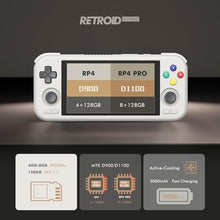 HSJFS Retroid Pocket 4Pro Retro Game Console 4.7in 8G/128G Crystal