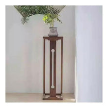 WOAITIANTIAN Vase Stand Black Walnut Floor Standing Flower Rack, for Indoor Household Bonsai Stand