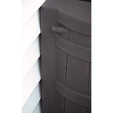 Good Ideas Rain Wizard 50 Gallon Plastic Rain Barrel Water Collector with Brass Spigot Brown