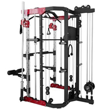 Fitness Dreamer Leg Developer Home Gym Smith Linear Bearing Cage Weight Lifting Machine Red