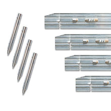 Dreamscape Cleanline Aluminum Edging Mill Finish 3/16"W x 4"H x 8'L