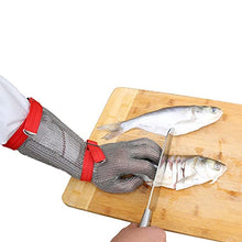 Cut Resistant Glove 32cm Long Stainless Steel Cut Resistant Gloves, Suitable for Slaughter, Kitchen, Garden, Outdoor Adventure Studio Gloves (Size : 2pcs/M)