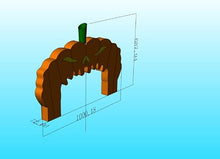 33ft Halloween Inflatable Giant Pumpkin Archway for Outdoor Decoration, Blow Up Inflatable Pumpkin Yard Halloween Decorations Outdoor