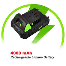 Garden Tiller, Portable Cordless Electric Rotavator, Garden Tiller Rotavators with 4000Mah Rechargeable Battery and Charger, Electric Hand Tiller Soil Cultivator for The Garden