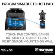 Hayward TriStar VS Variable Speed Pool Pump for In-Ground Pools, 1.85 HP