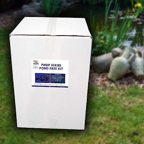 HALF OFF PONDS Pond Free Cascade 4100 Waterfall Kit with EPDM Liner and Pump Black