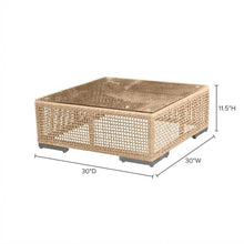 Panama Jack Austin Coffee Table with Glass