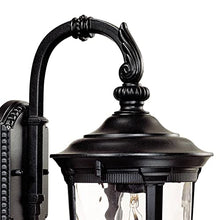 Bellagio 16 1/2" Black Vintage Outdoor Light Fixtures Set of 2