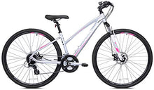 Giordano Women's Brava Hybrid Comfort Bike Silver
