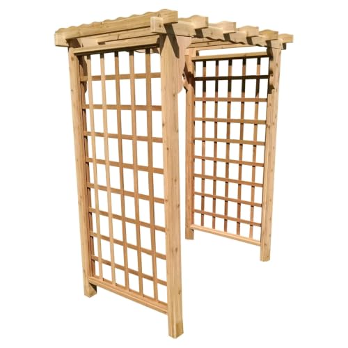 Keystone Amish Co. Bainbridge Cedar Arbor, 4-Foot, Unfinished
