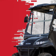 Revenge Golf Cart Parts & Accessories Clear Acrylic Windshield for ICON / Advanced EV Model 1