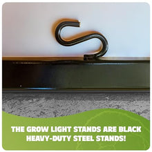 Garden Tower Ultra Efficient 80 Watts LED Grow Light 6400K Full-Spectrum Black