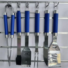 Outdoor Barbecue Tool Set with Six Pieces of Aluminum Box for Grilling Utensils