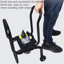 Electric Wood Splitter Machine - Heavy Duty Automatic Log Splitter Tool with Stand, 420RPM, 200mm Splitting Diameter, Easy to Carry