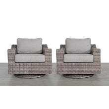 Seeheool Elegant Fully Assembled Swivel Patio Chair with Luxurious Cushions – Perfect for Outdoor Relaxation