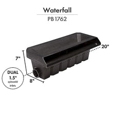 HALF OFF PONDS Pond Free Cascade Waterfall Kit with 4100 GPH Pump, EPDM Liner - Black