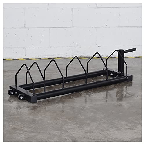 VEITEOX FTY Weight Plate Storage Rack with Handle and Wheels