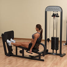 Body-Solid Leg Press Machine 210-Pound Stack Home Gym Black