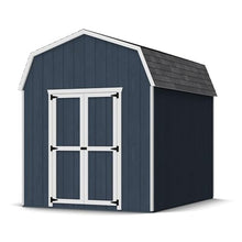 Little Cottage Co. 8x10 Value Gambrel Barn with 6 ft. Sidewalls with Floor, Outdoor Wood Storage Shed Do-It-Yourself Precut Kit