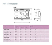 Dual Power 4P 630A Automatic Transfer Switch Power Switch