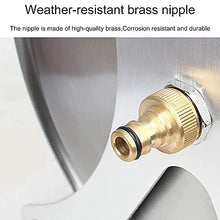 MNSSRN Wall-Mounted Hose Storage Rack with Cover, Household Car Wash Watering Water Set with Cover Stainless Steel Aluminum Bucket Hose Reel,15m