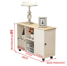 NRFJFOP Sofa Side Table Corner Living Room Small Coffee Tea Cabinet Bubble