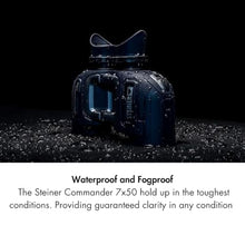 Steiner Marine Commander 7x50 Waterproof Binoculars with Compass Blue
