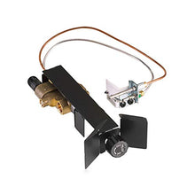 30-Inch Vented Gas Fireplace Burner with SPK-26, Natural Gas (G45-30NA-SS)